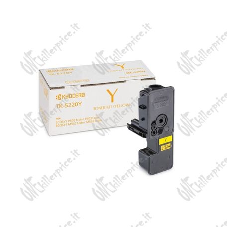 KYOCERA TK-5220Y cartuccia toner 1 pz Originale Giallo