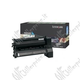 Lexmark 15G042C cartuccia toner 1 pz Originale Ciano