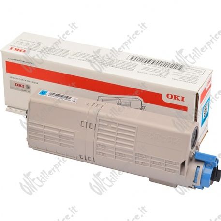 OKI 46490607 cartuccia toner 1 pz Originale Ciano